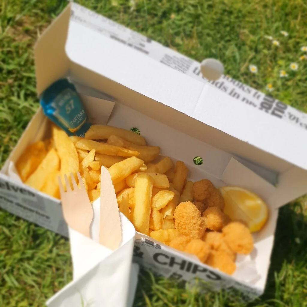 Scampi and Chips