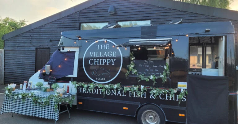 Village chippy van